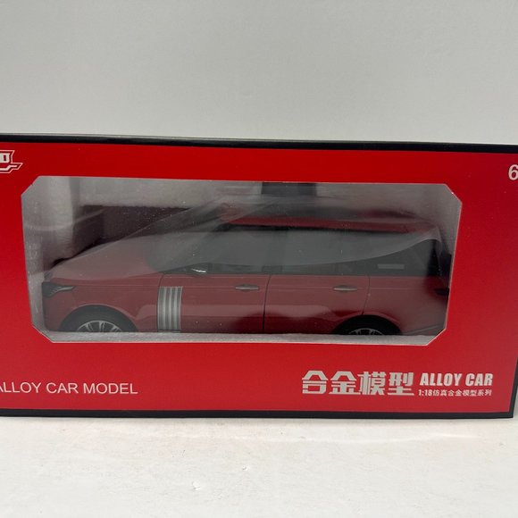 1:18 2020 Range Rover HSE With Headlight & Taillight LEDS Diecast Red - Picture 10 of 10